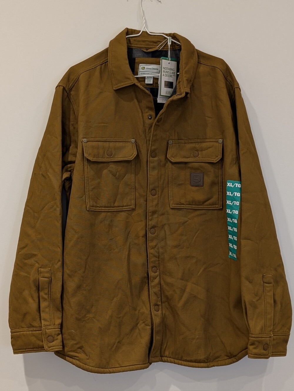 John Deer Canvas Jacket  Size XL